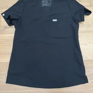 Figs scrubs XXS tall black excellent condition.